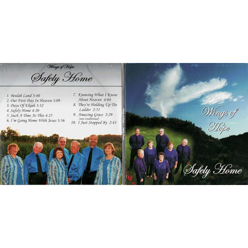 Safely Home ~ Wings of Hope ~ Christian ~ CD ~ Good