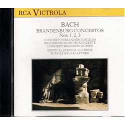 Bach; Brandenburg Concertos Nos. 1, 2, 3 ~ Rudolf Baumgartner ~ Classical ~ CD ~ Good