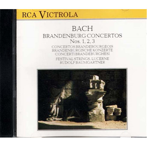 Bach; Brandenburg Concertos Nos. 1, 2, 3 ~ Rudolf Baumgartner ~ Classical ~ CD ~ Good